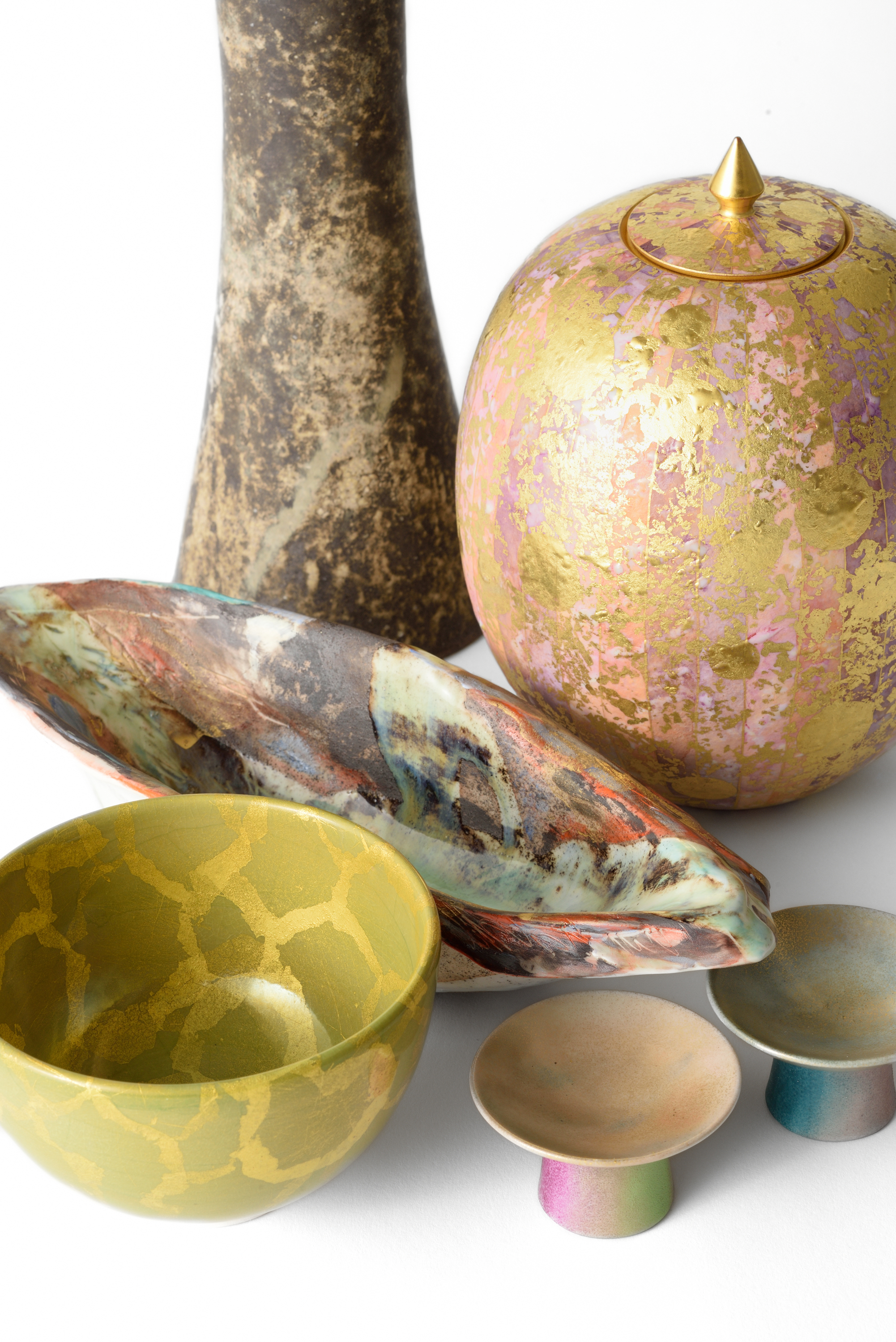 九谷焼 吉田るみこ 鉢 器 吉田るみこ作 九谷焼 鉢器 Japan Pottery Net